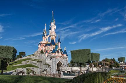 Castillo icónico de Disneyland en París